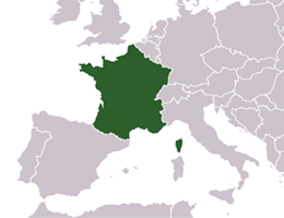 Francija lokacija