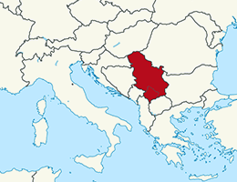Srbija lokacija