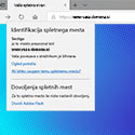 Prikaz SSL certifikata v brskalniku Microsoft Edge