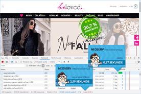 Beloved.si - DevTools po prenosu
