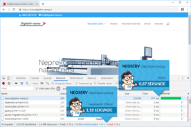 Digitalni-razrez - DevTools po prenosu