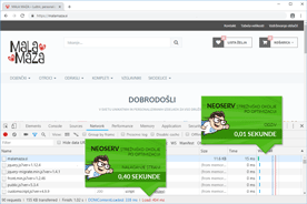 Malamaza.si - DevTools po optimizaciji