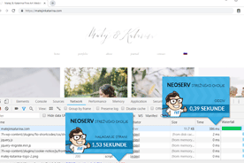 Matejinkatarina.com - DevTools po prenosu
