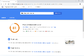 Matejinkatarina.com - PageSpeed Insights pred prenosom