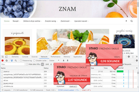 Znam.si - DevTools pred prenosom