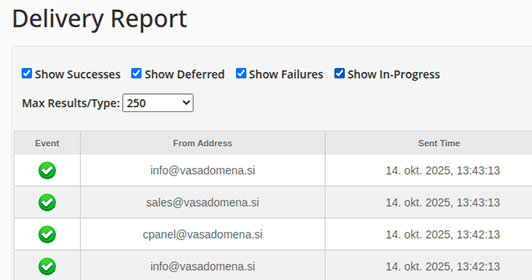 Email Delivery Tracking